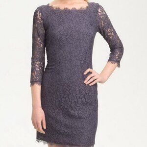 Diave Von Furstenberg - Zarita gray Lace dress size 4